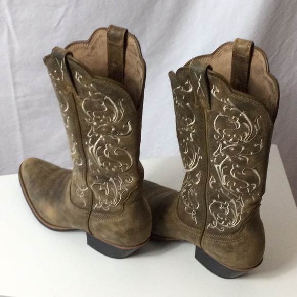 Twisted X Brown Heeled Cowgirl Boots - Picture 5 of 12